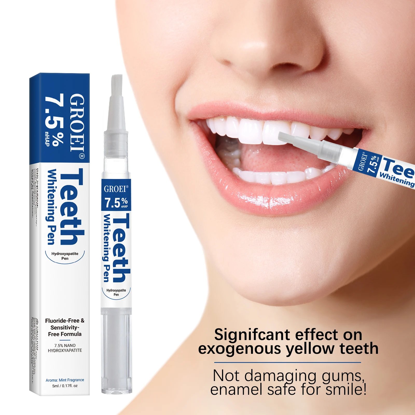 Teeth Whitening Ai - Pena Pemutih Gigi Hidroksiapatit Pena Gel
