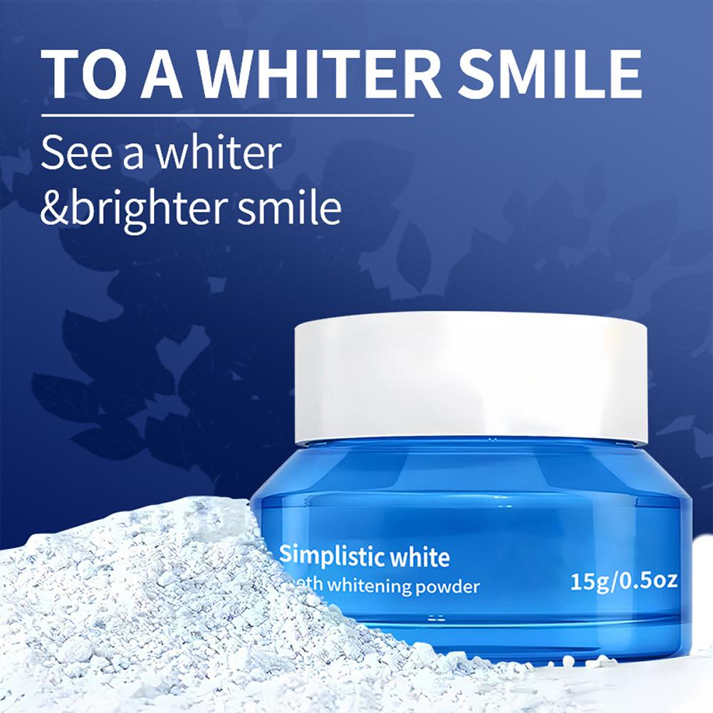Teeth Whitening Ai - Bubuk Pemutih Gigi Putih Sederhana, Bubuk