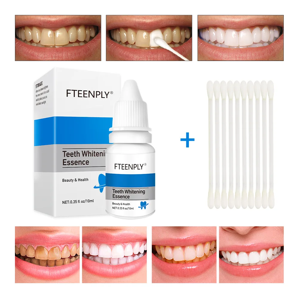 Teeth Whitening Ai - FTEENPLY Bubuk Esensi Pemutih Gigi Serum