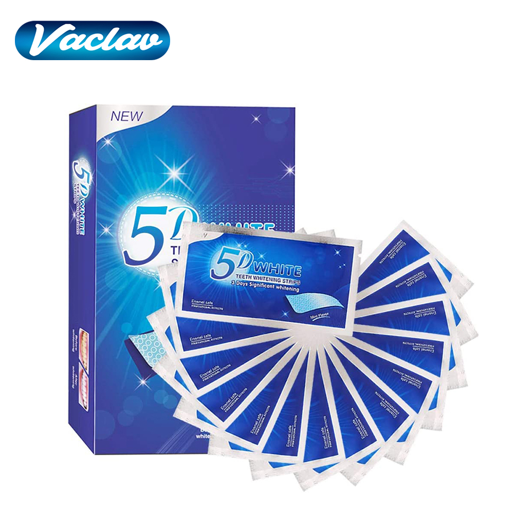 Teeth Whitening Ai - Strip Pemutih Gigi 5D Gel Pemutih