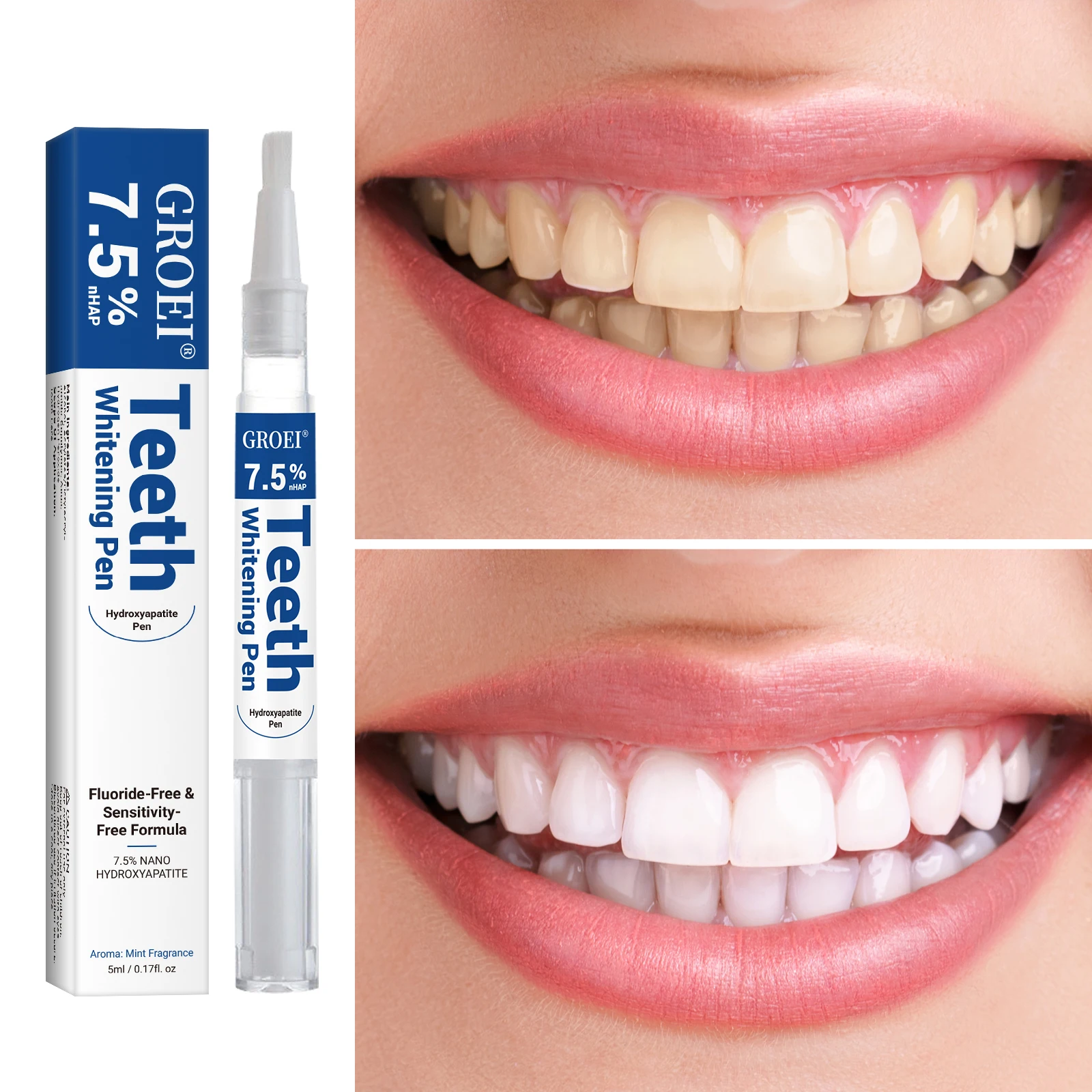 Pena Pemutih Gigi Hidroksiapat - Teeth Whitening Ai ulasan dan harga