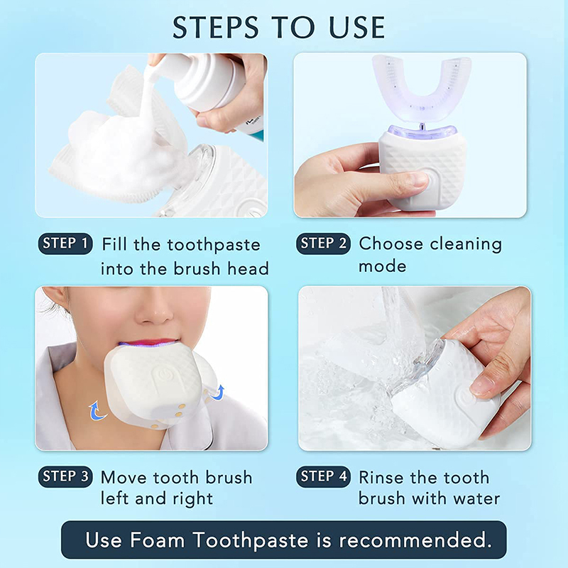 Lampu Pemutih Gigi Bentuk U Is - Teeth Whitening Kit At Home ulasan dan harga