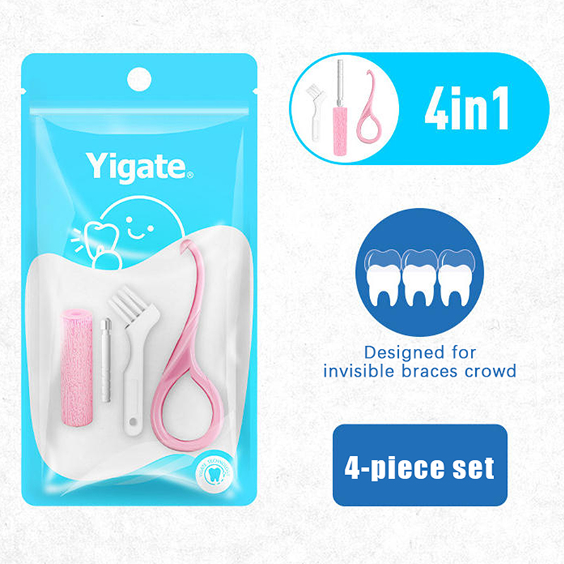 ✰ ✪ 4Pcs/Set Alat Penghilang B - Teeth Whitening Trays ulasan dan harga