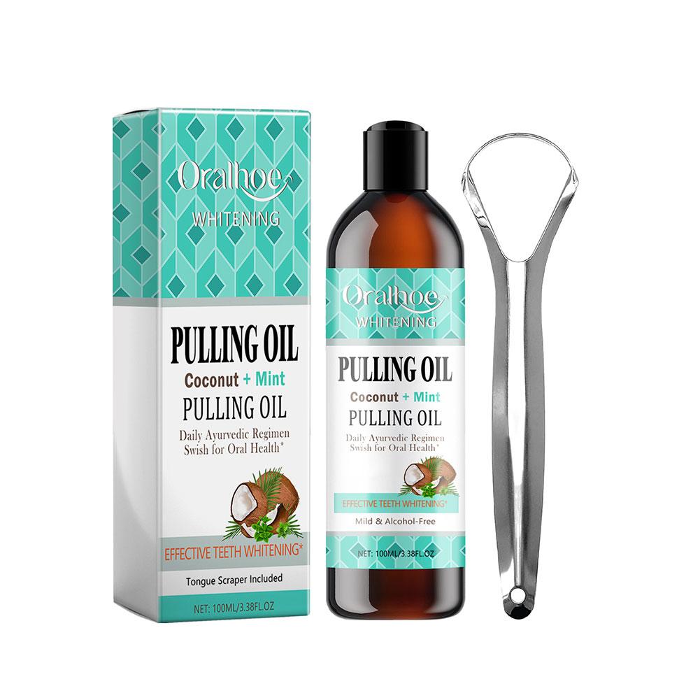 Minyak Kumur Kelapa Mint Tanpa - Teeth Whitening Oil Pulling ulasan dan harga