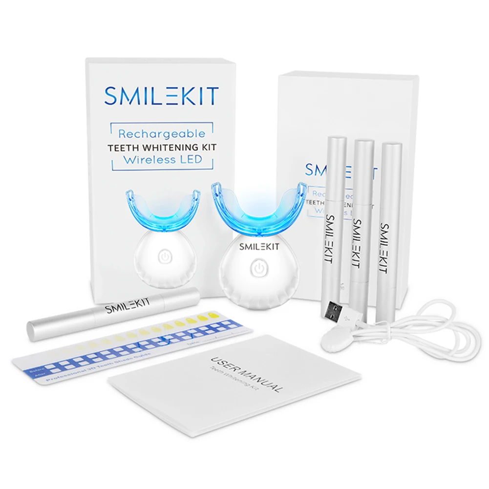 Kit pemutih gigi Mini 16 LED c - Teeth Whitening With Peroxide ulasan dan harga