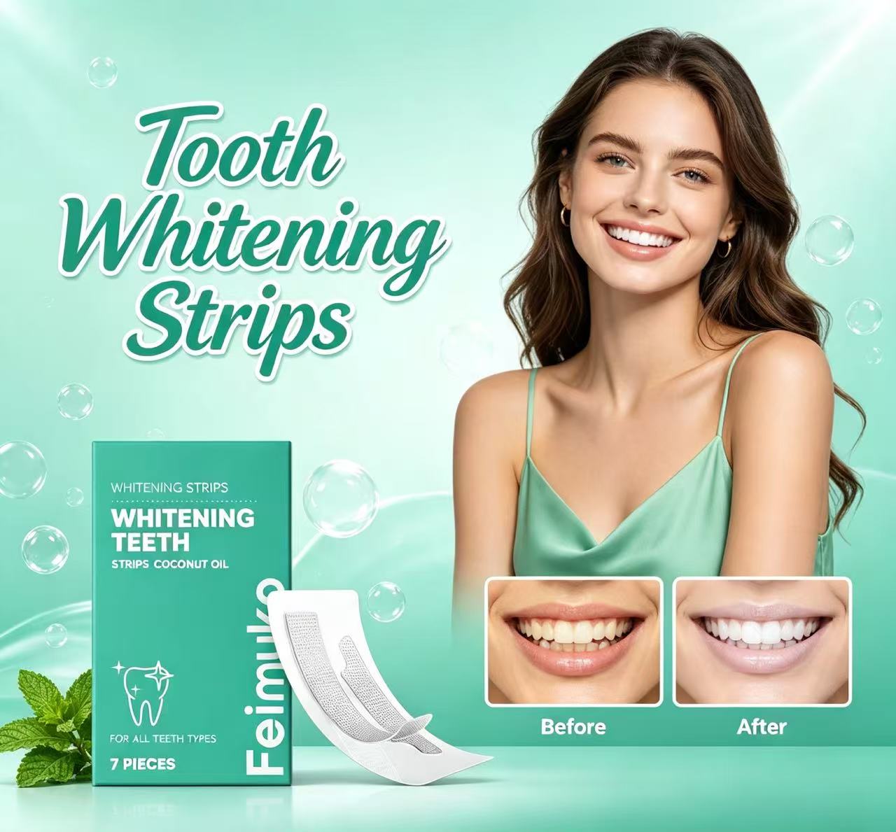 Strip Pemutih Gigi Minyak Kela - Teeth Whitening Oil Pulling ulasan dan harga