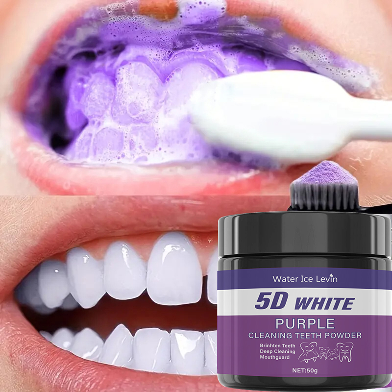Bubuk Gigi Pemutih Water Ice L - Teeth Whitening Oil Pulling ulasan dan harga